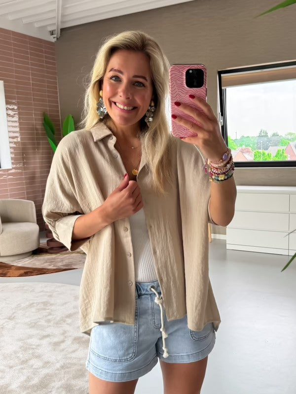Blouse Mylou Beige voor dames