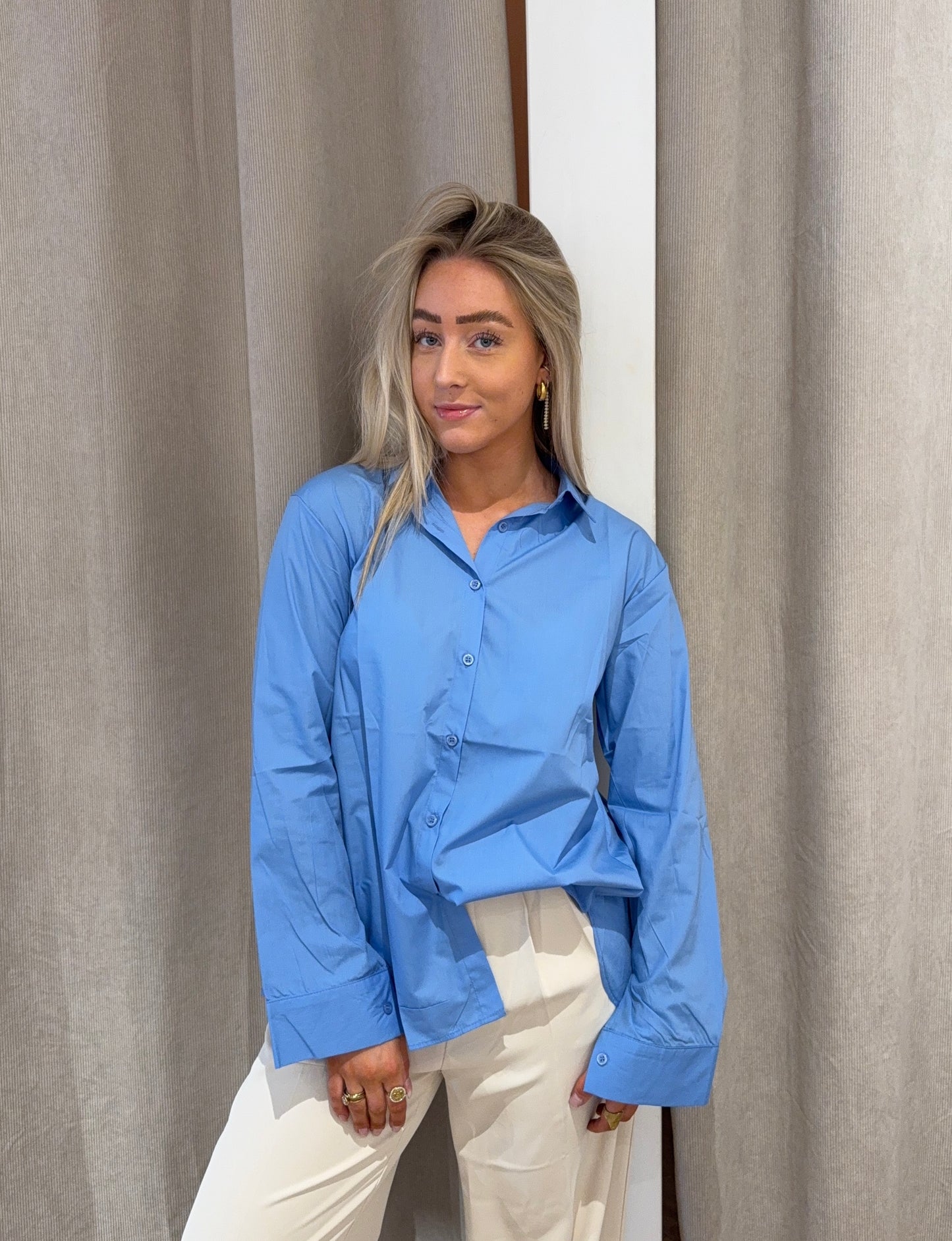 Blouse Inge Blauw voor dames