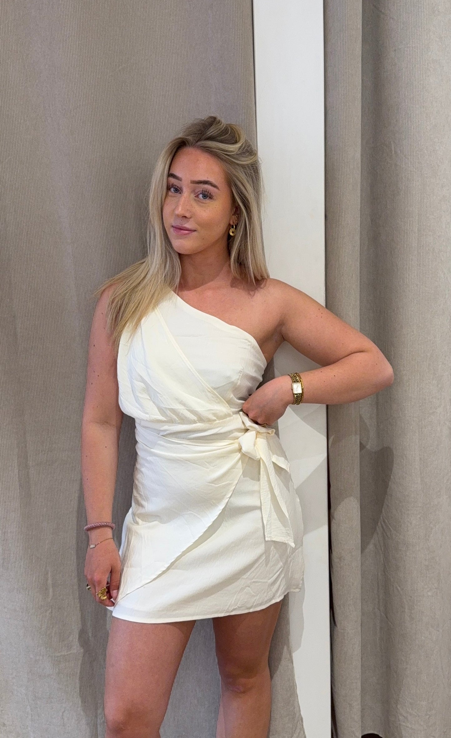 Jurk Yvon One Shoulder voor dames