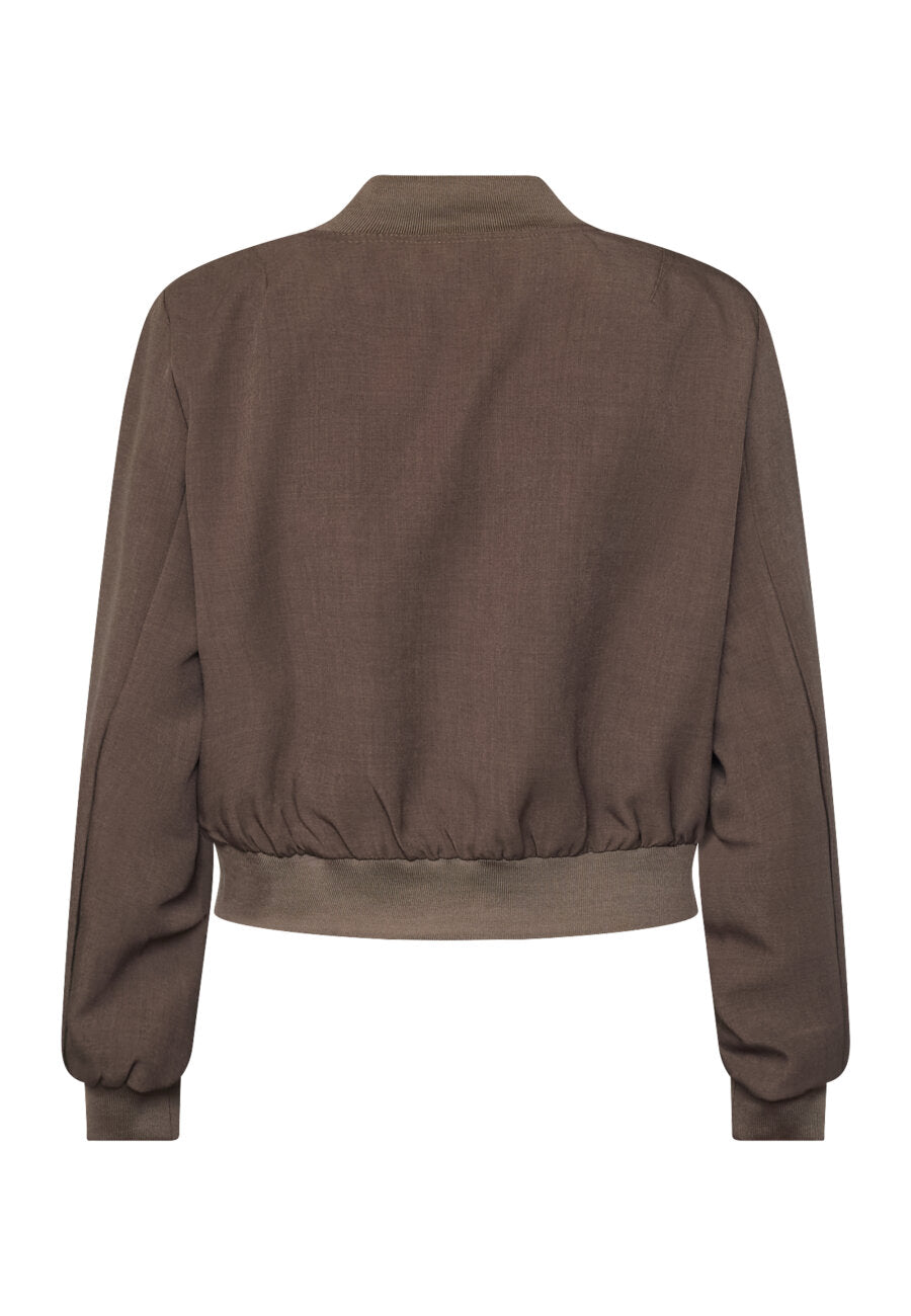 Jacket Garwin Button Brown voor dames