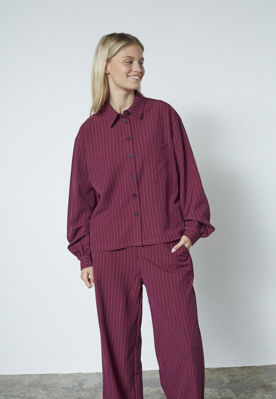 Blouse Verina Bordeaux voor dames