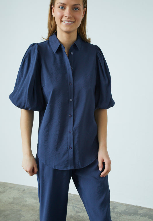 Blouse Ella Donkerblauw voor dames