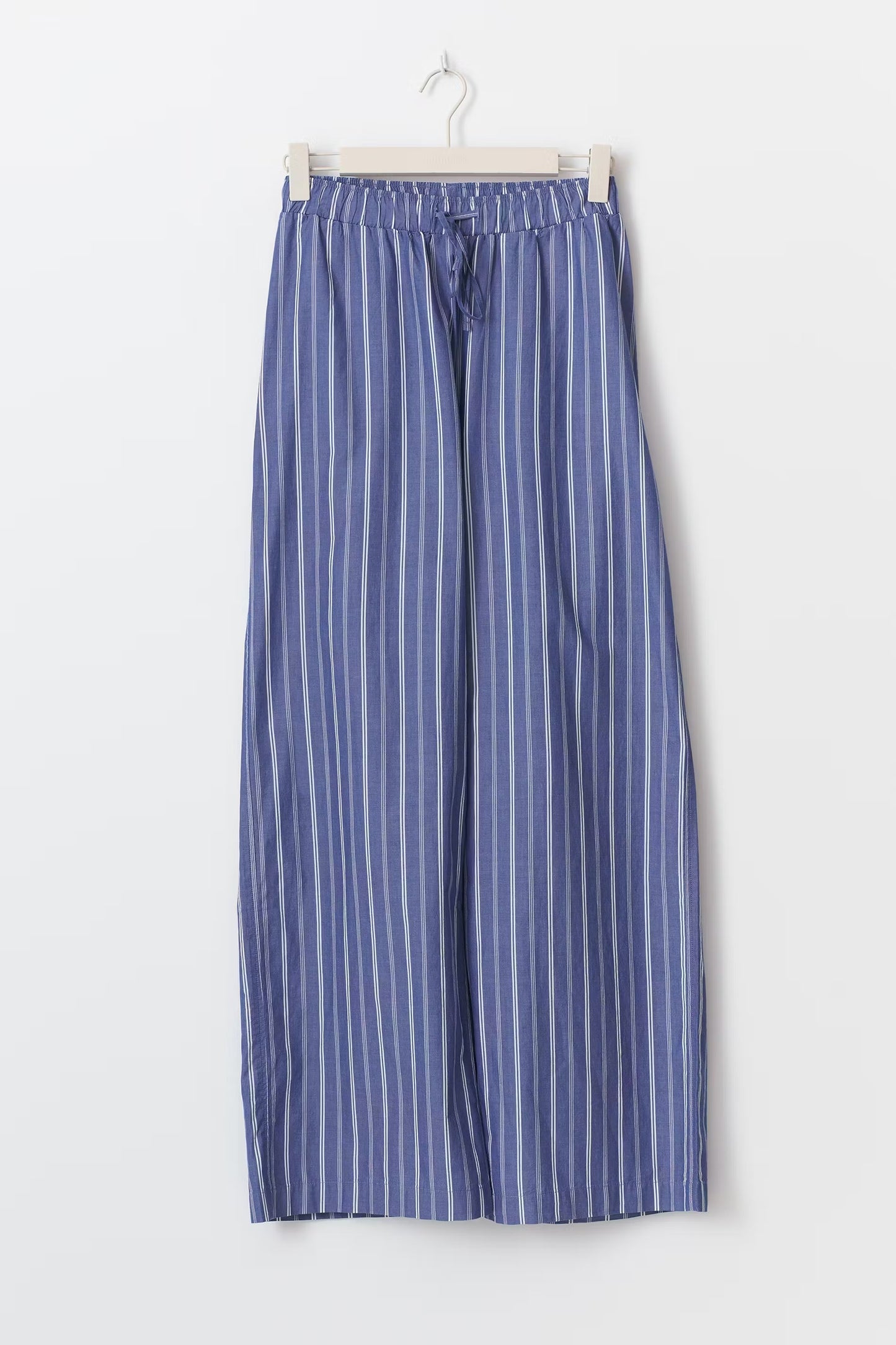 Broek Poplin Blauw voor dames