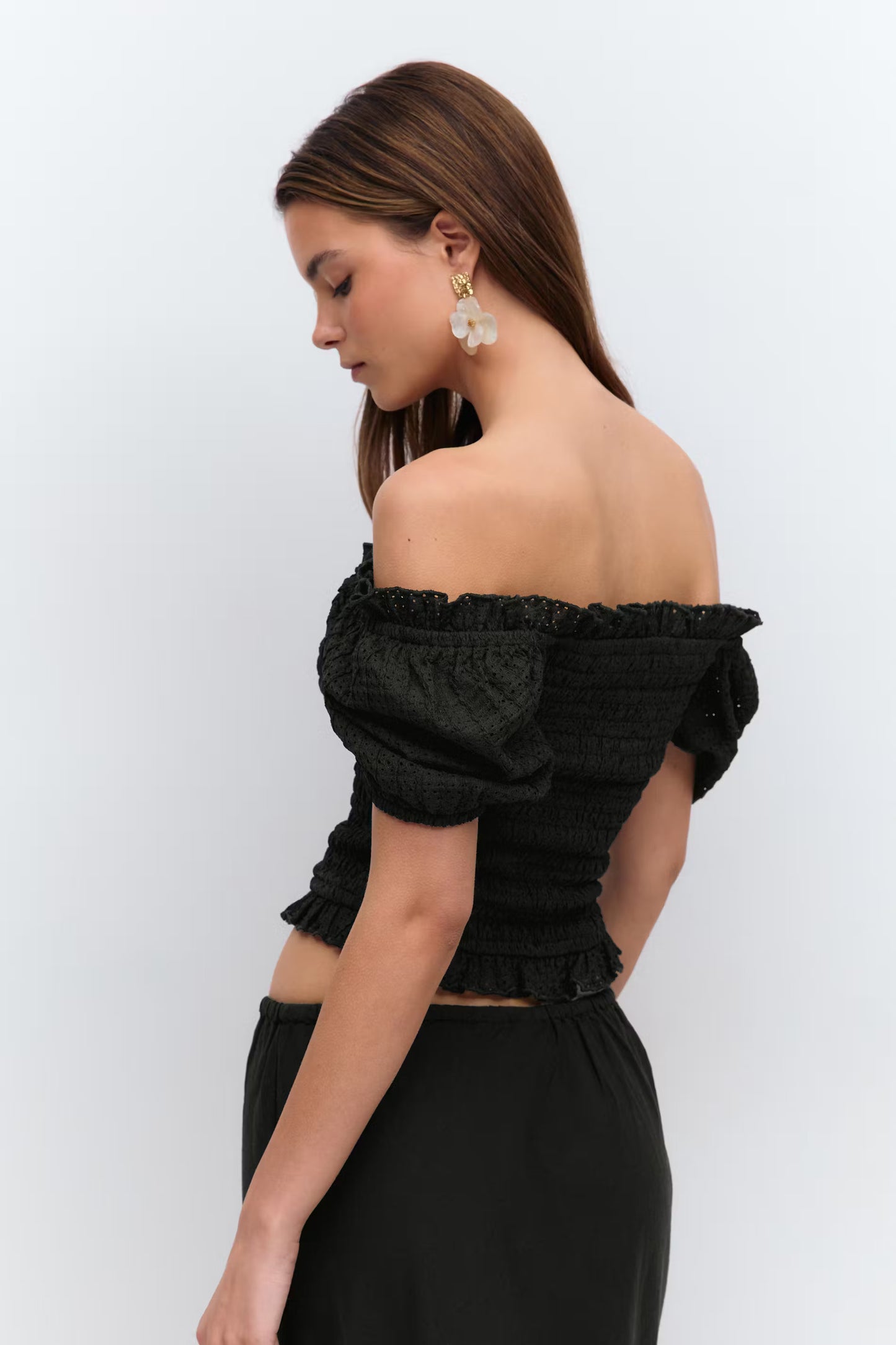 Top Rosa Zwart voor dames