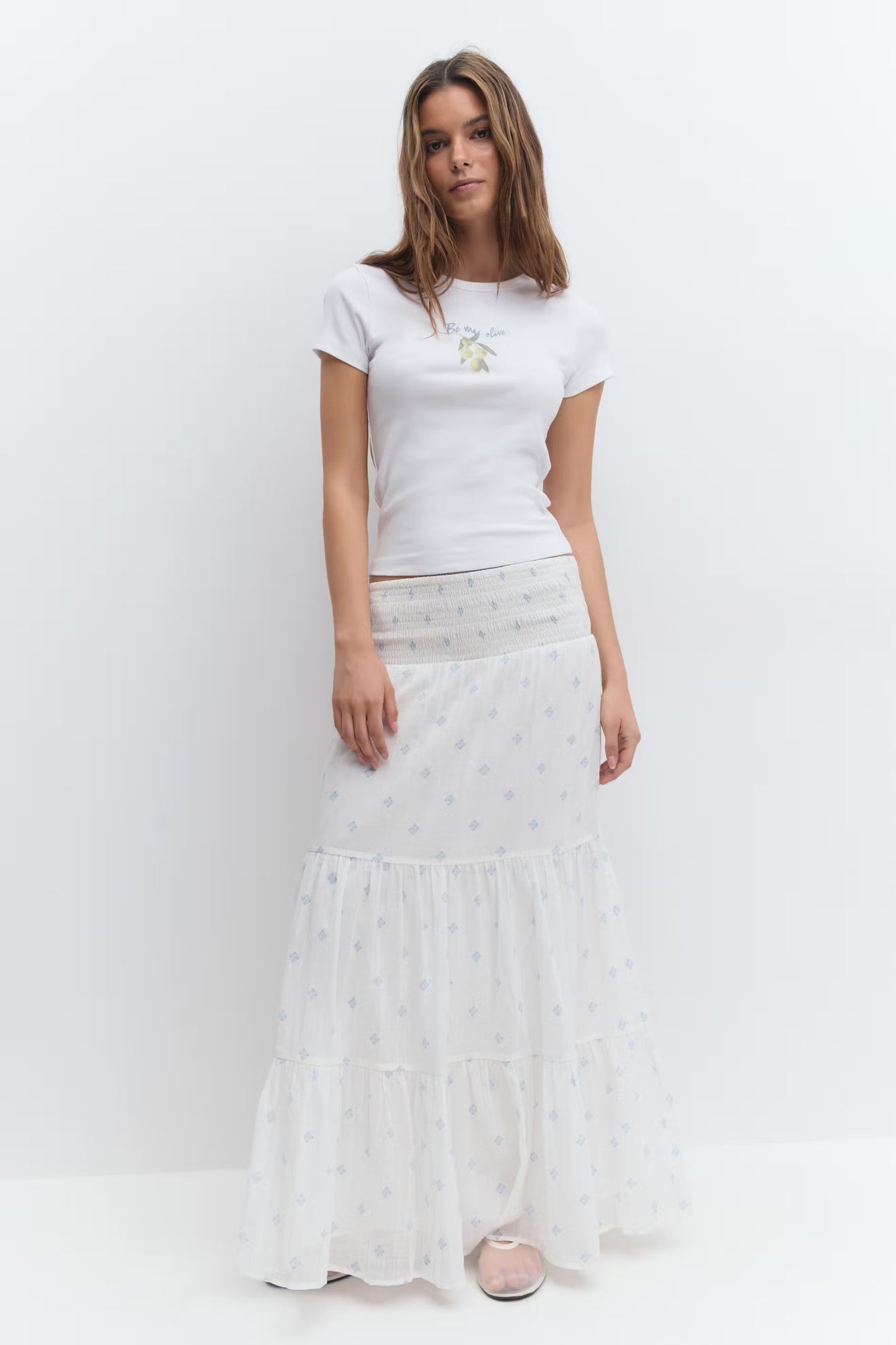 Skirt Maxi Wit voor dames