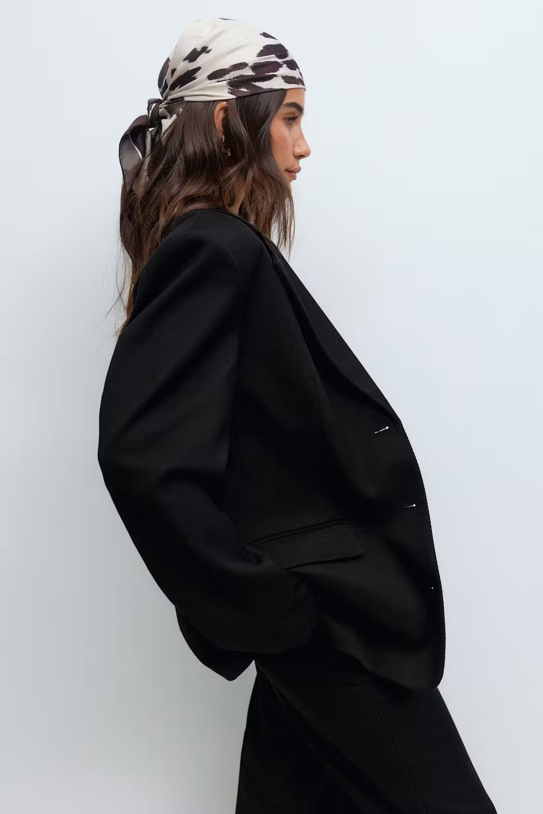 Blazer Twill Zwart voor dames