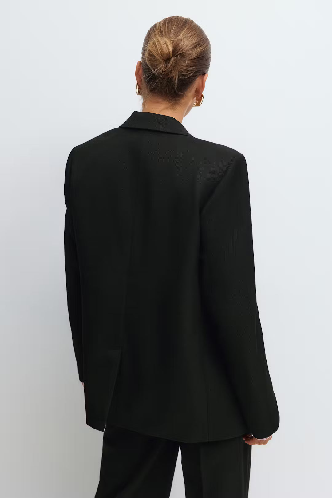 Blazer Twill Zwart voor dames