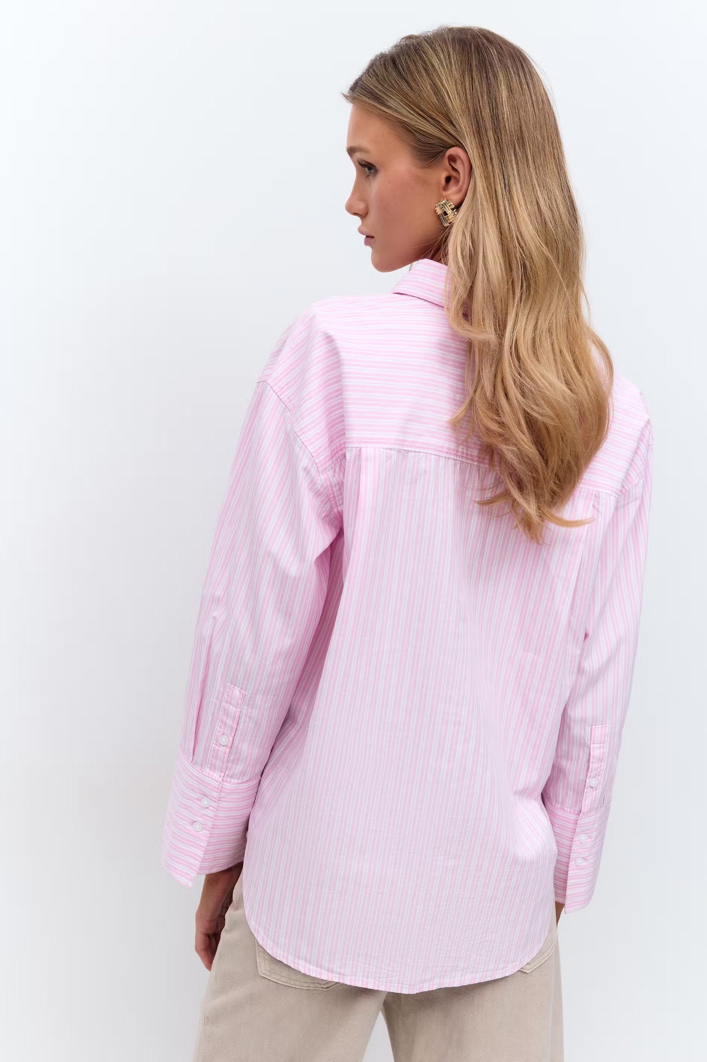 Blouse Stripe Roze voor dames