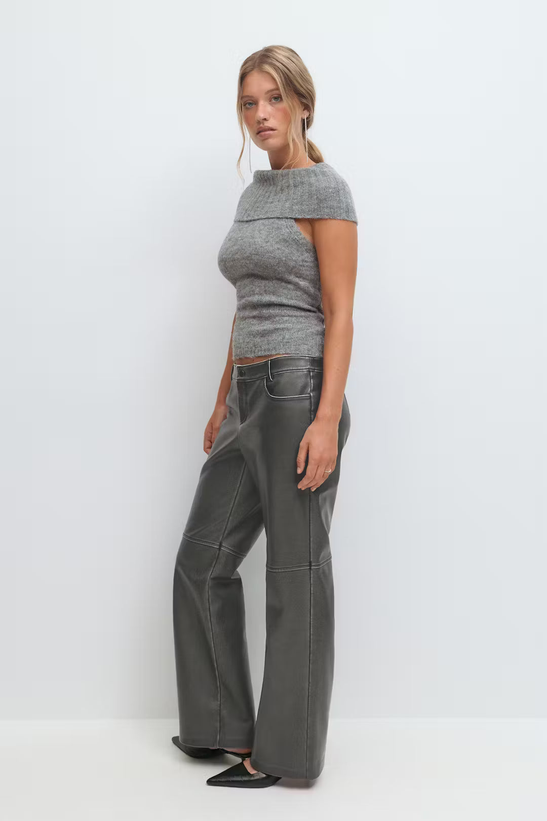 Broek Elsa Zwart voor dames