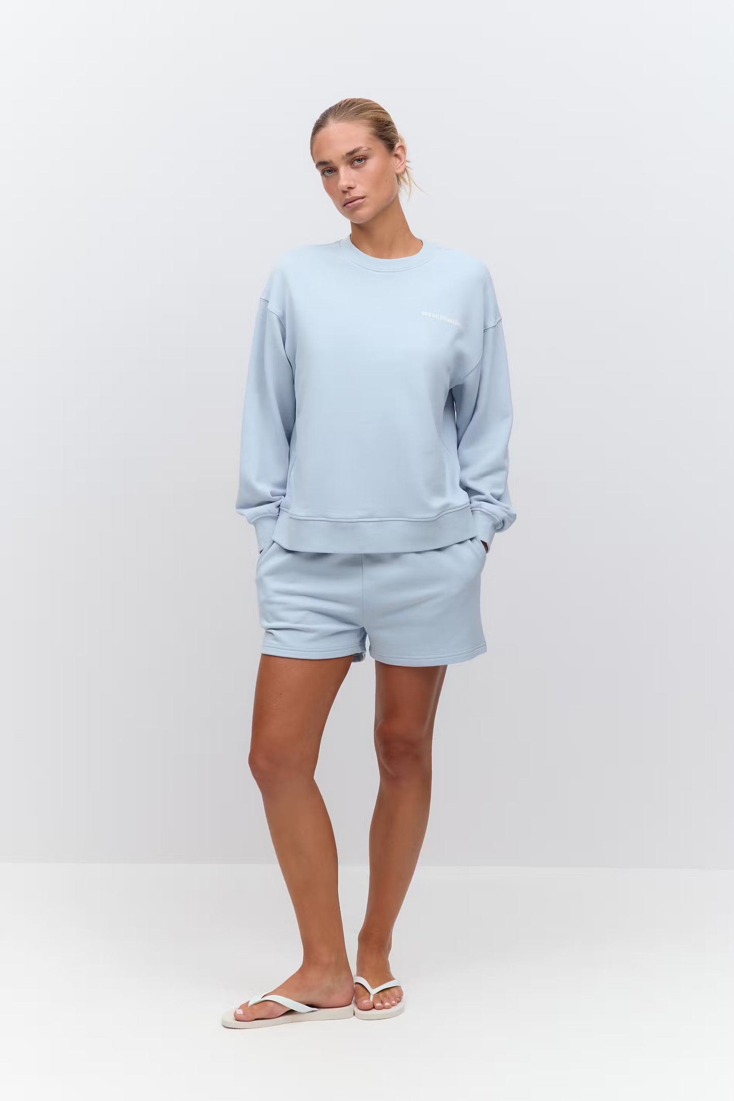 Sweater Printed Blauw voor dames