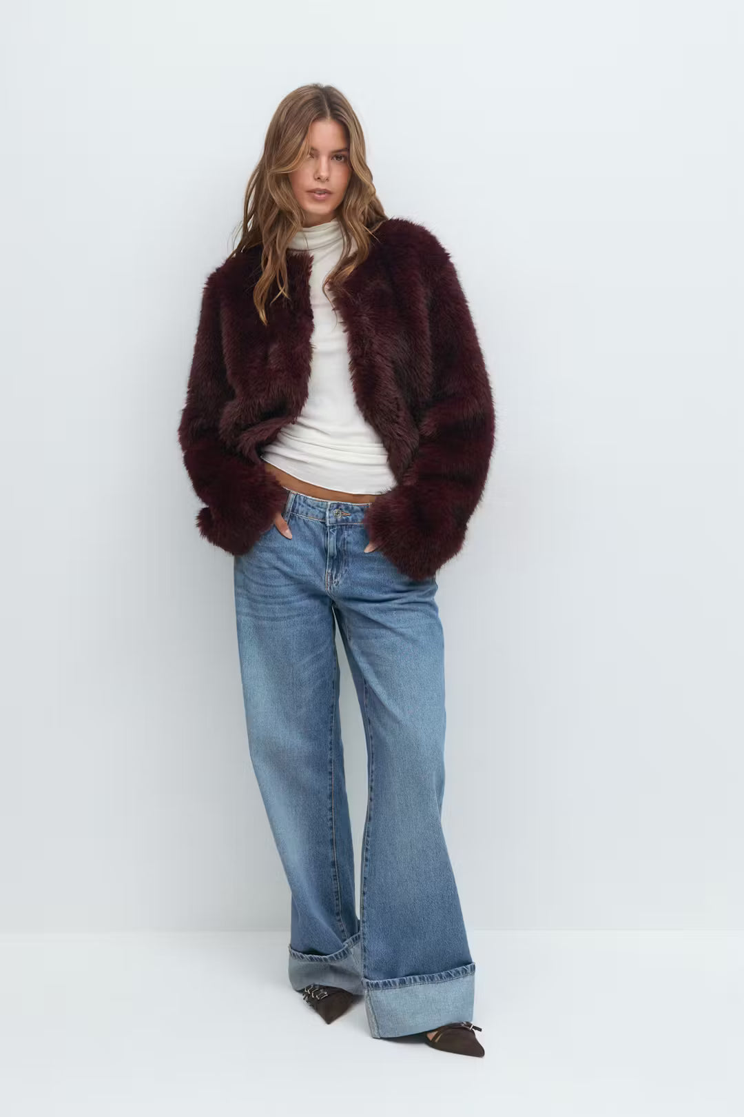 Jas Thirza Bordeaux voor dames