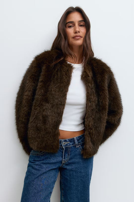 Jas Thirza Bruin voor dames