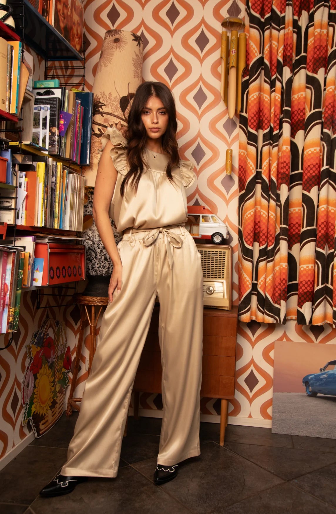 Pants Carmen Beige voor dames