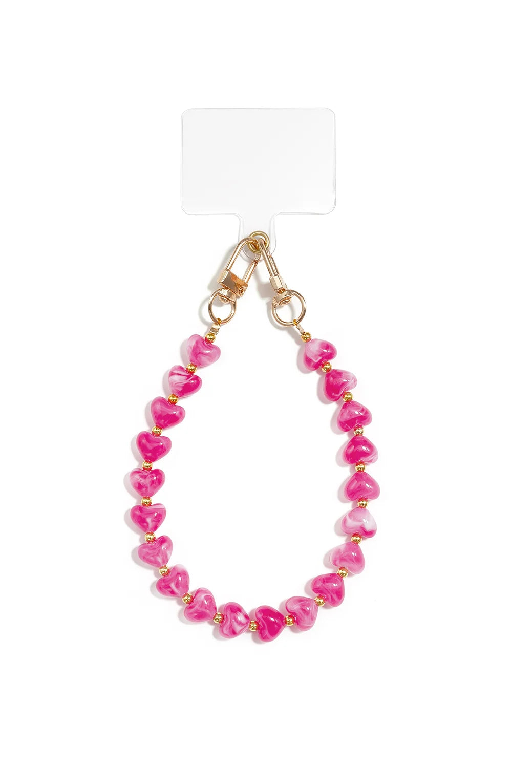Telefoonkoord Hart Fuchsia voor dames