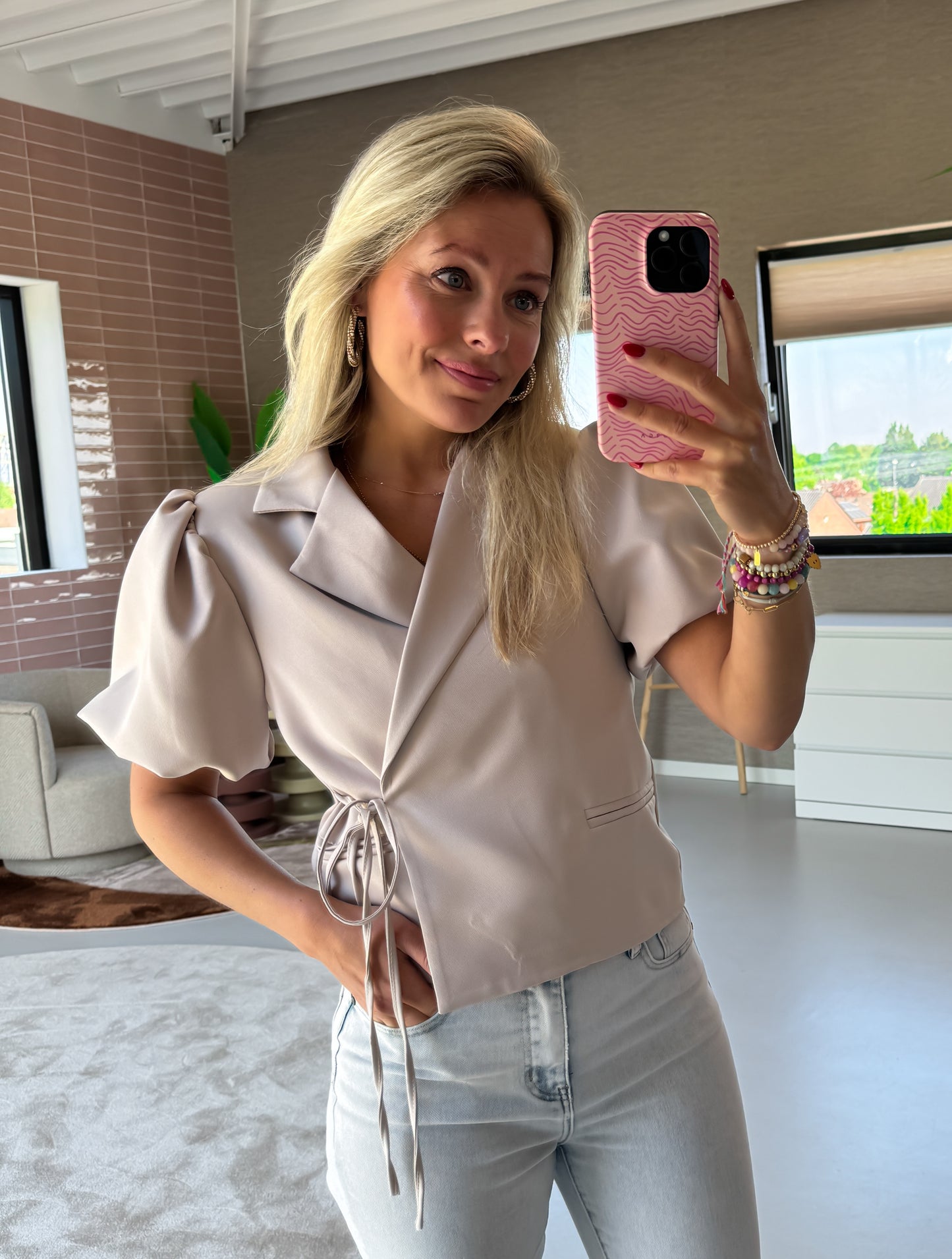 Blazer Marlijne Beige voor dames