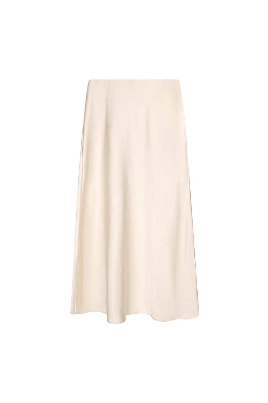 Rok Satijn Beige voor dames