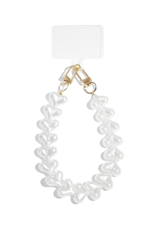 Telefoonkoord Hart Wit voor dames