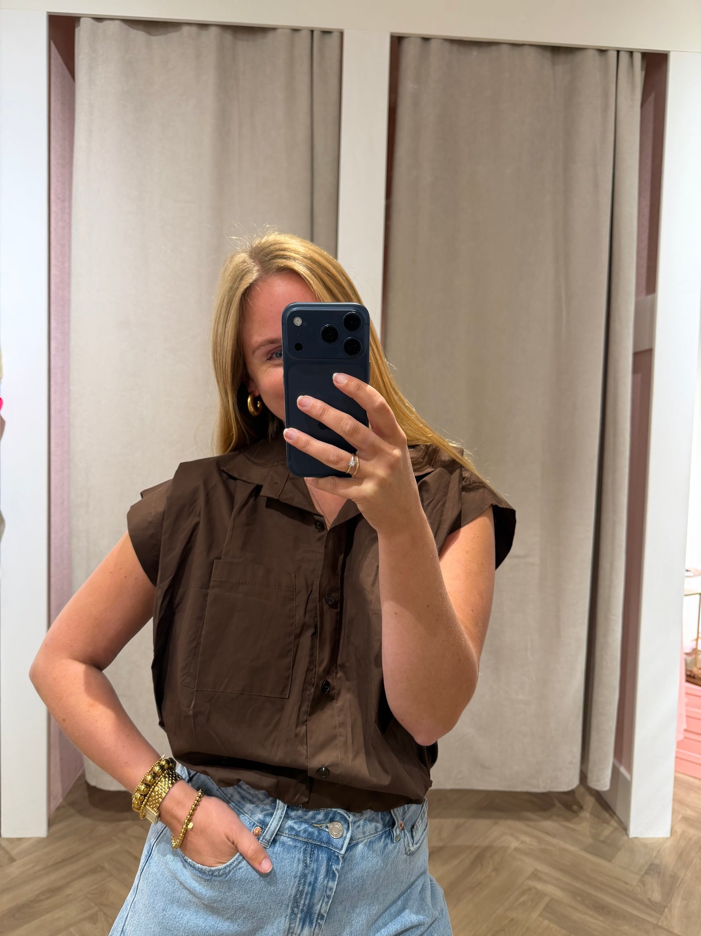 Blouse Blizz Brown voor dames