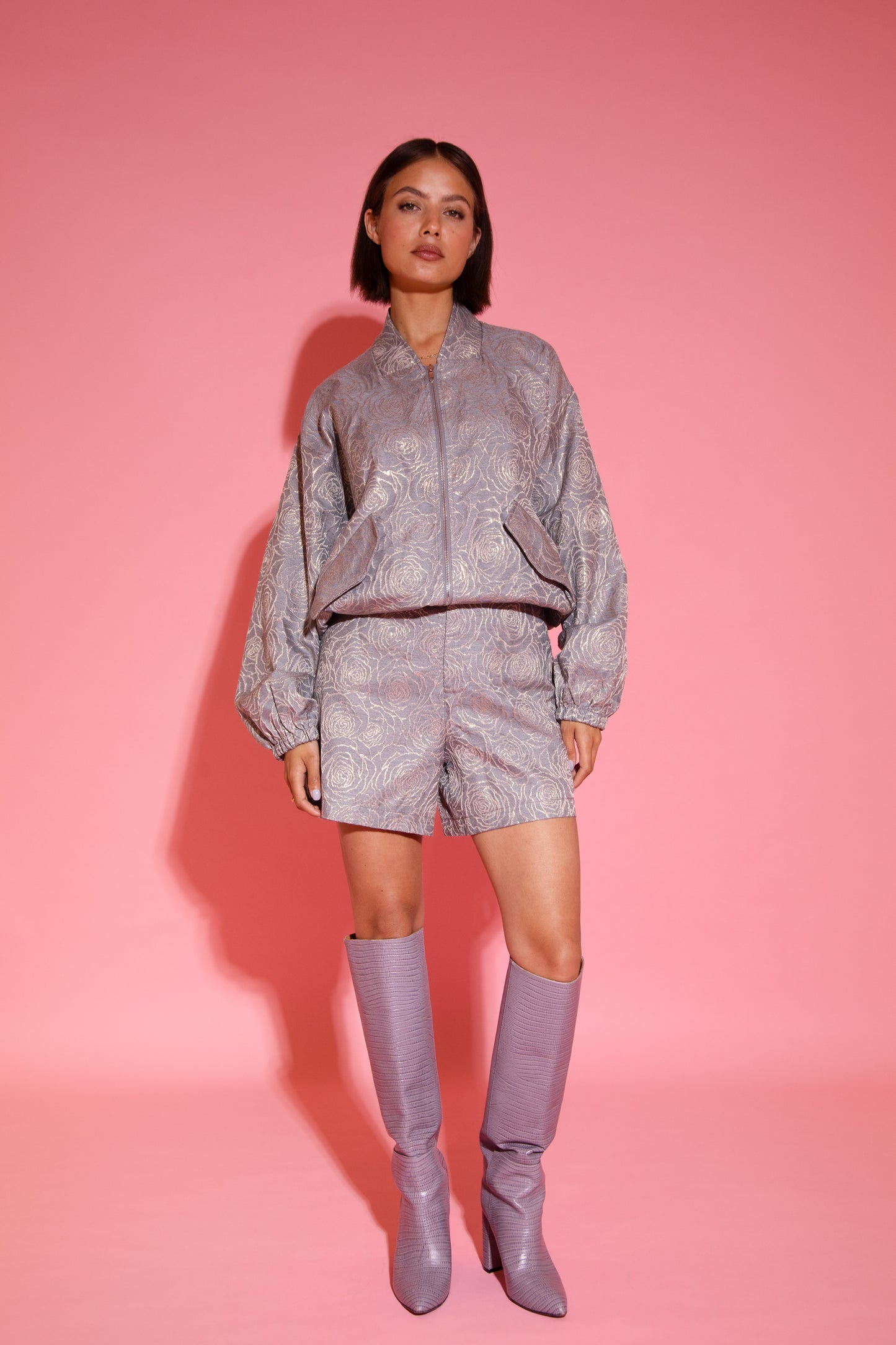 Short Miss Congeniality Grey voor dames