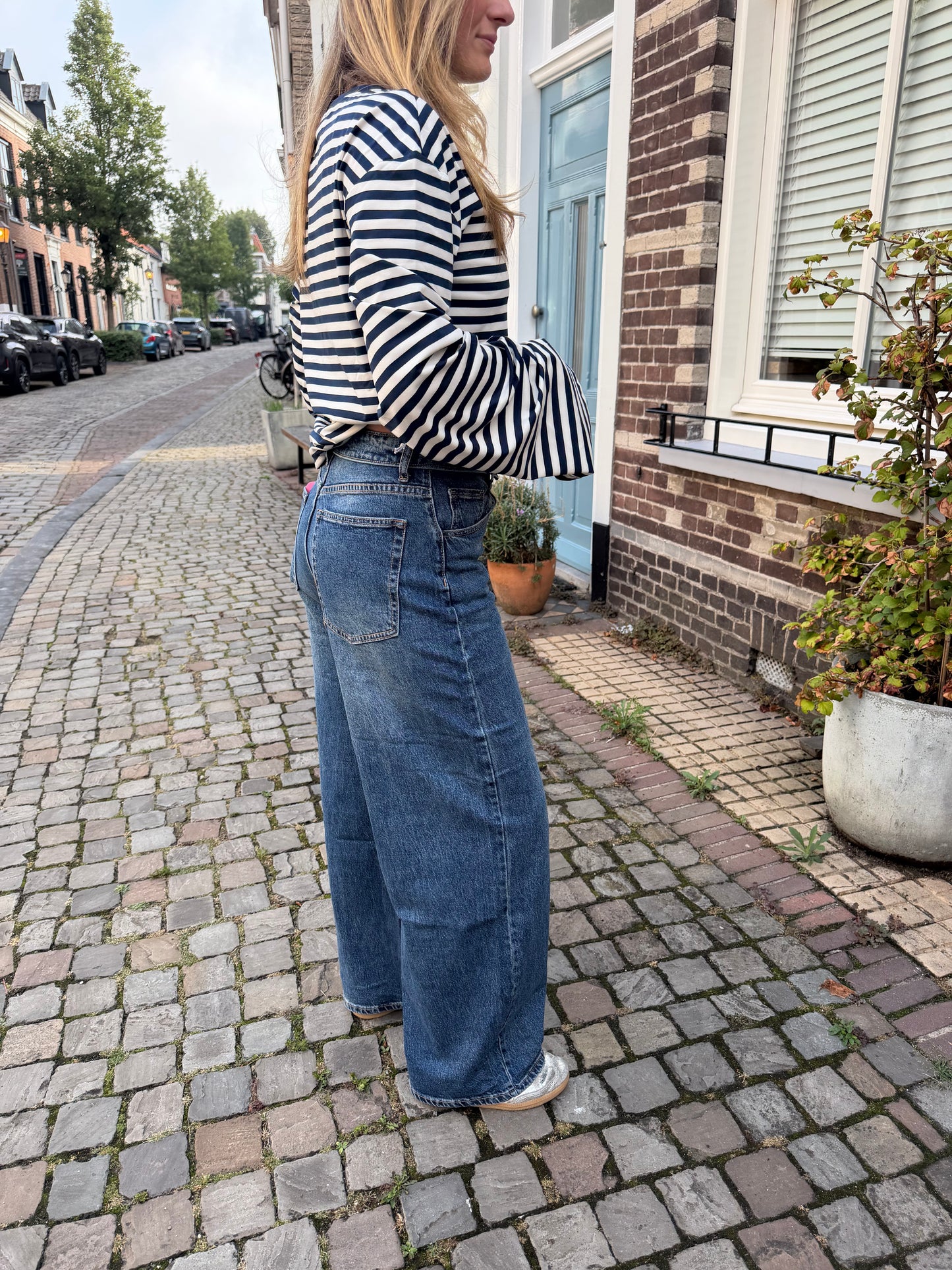 Jeans Selin Balloon Blue voor dames