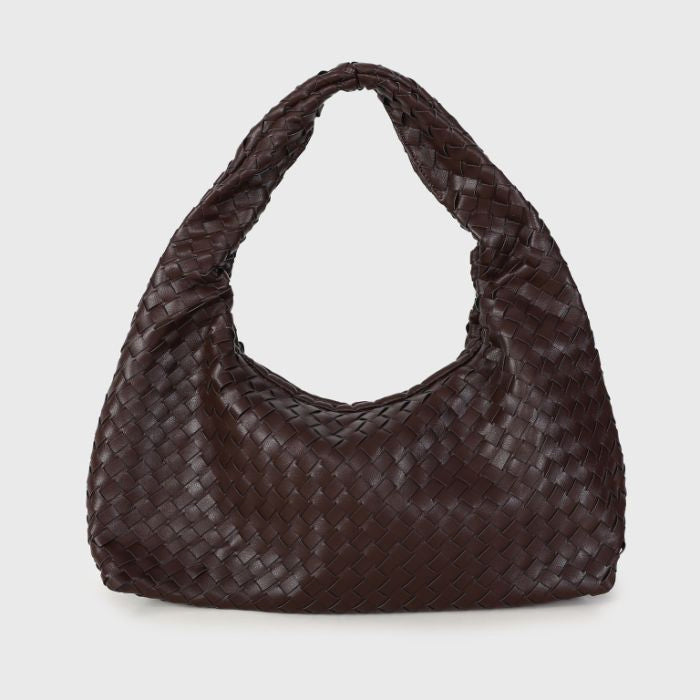 Bag Braided Brown - productfoto Frenkies Fashion