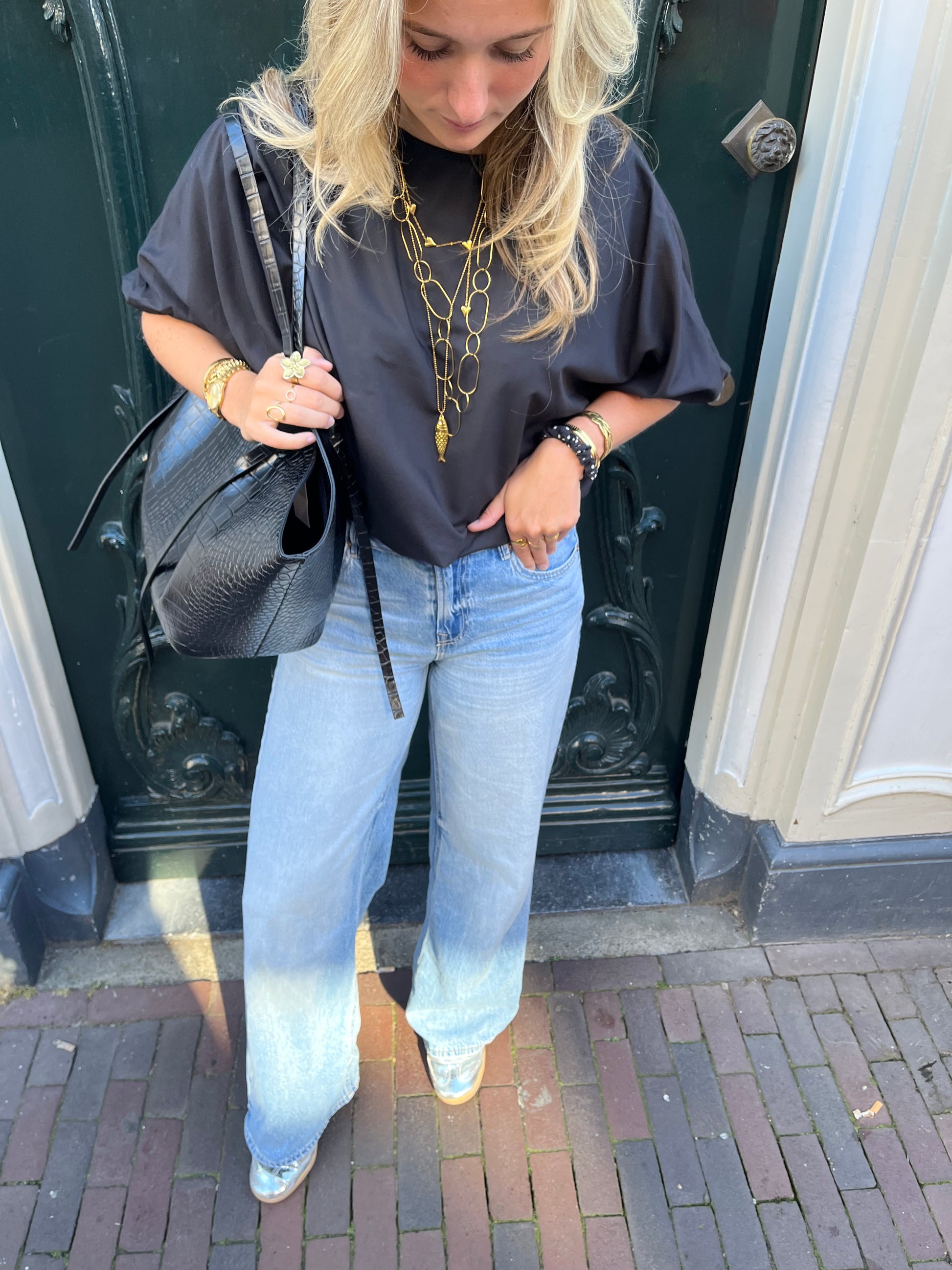 Top Gufo Zwart voor dames