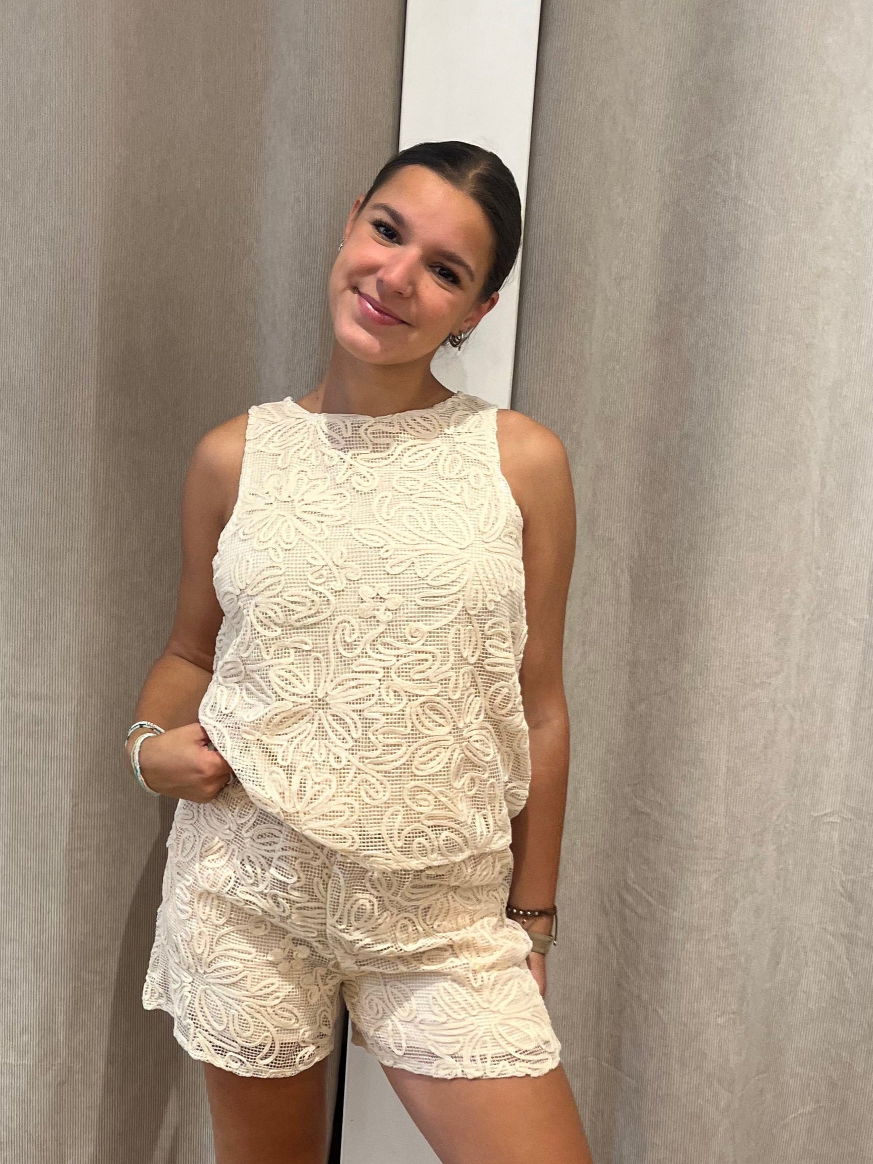 Short Yaela Offwhite voor dames