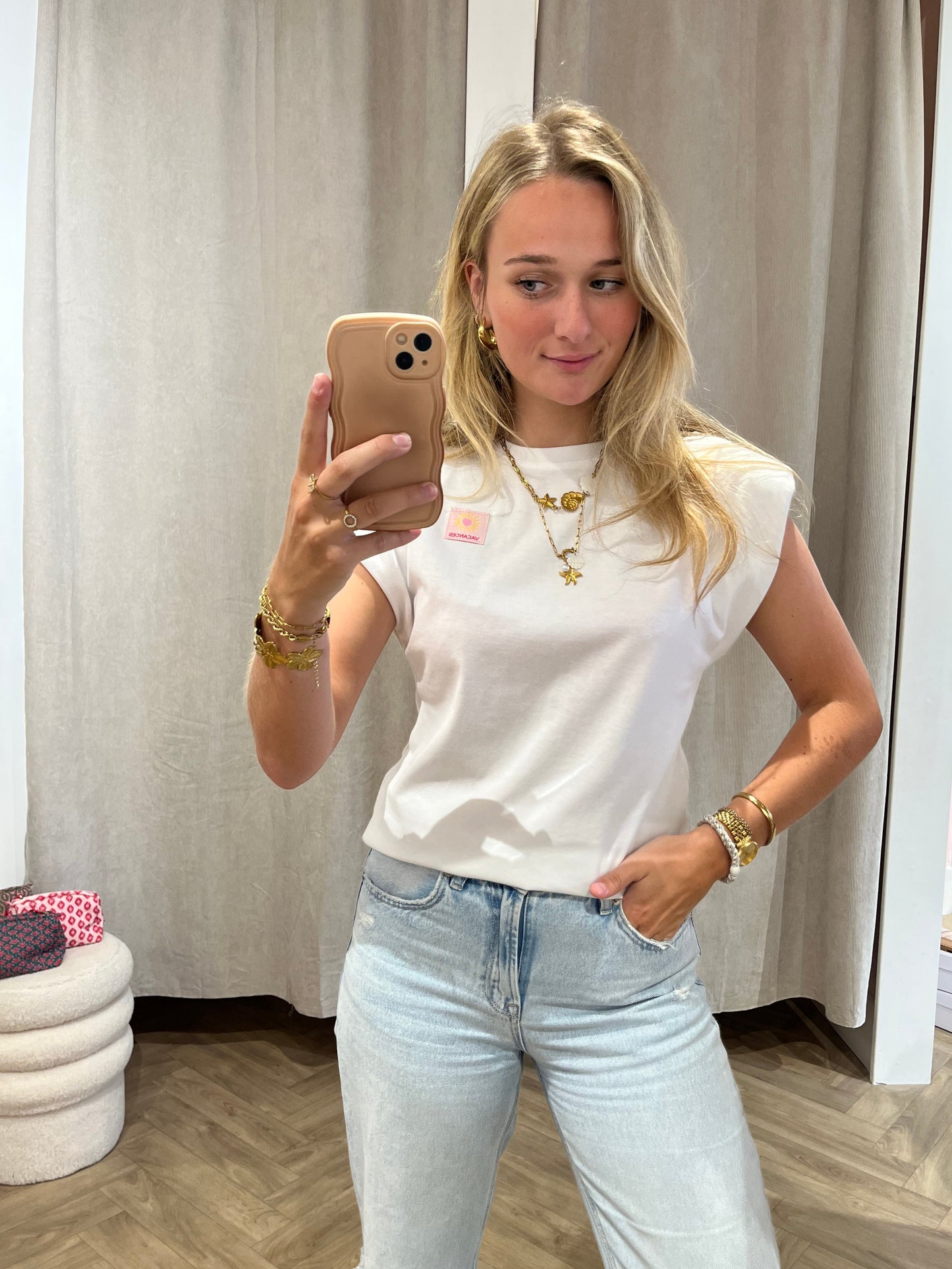 T-shirt Katinka Wit voor dames