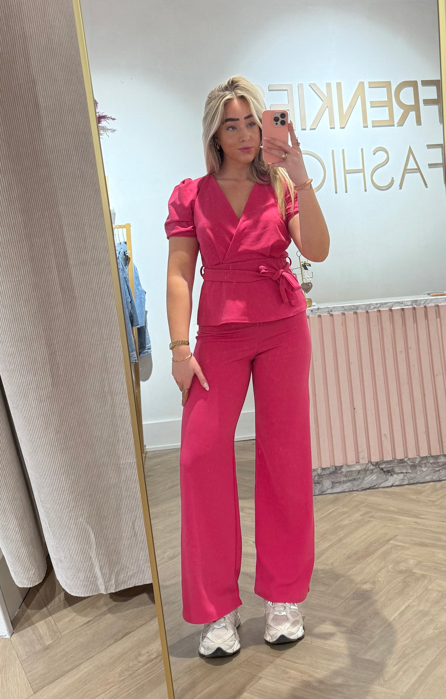 Broek Mathilde Roze voor dames