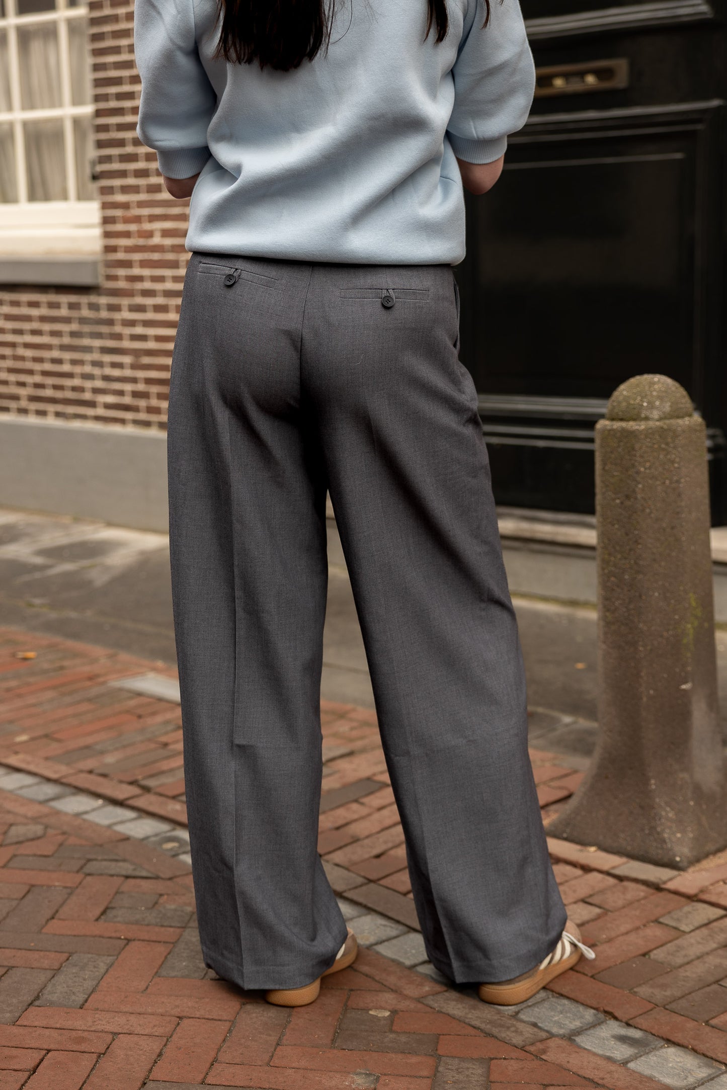 Pantalon Joan Grijs voor dames