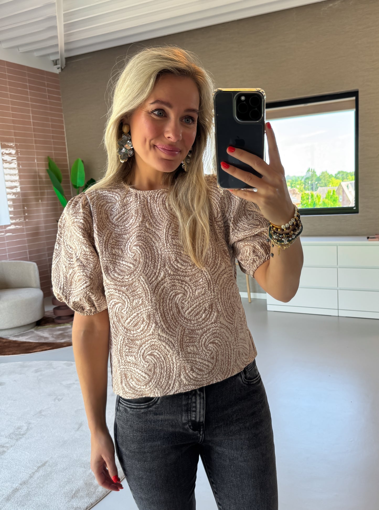 Top Elora Beige voor dames