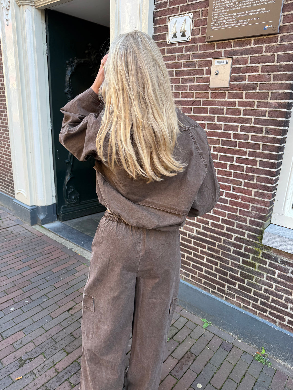 Jacket Jolanda Bomber Brown voor dames
