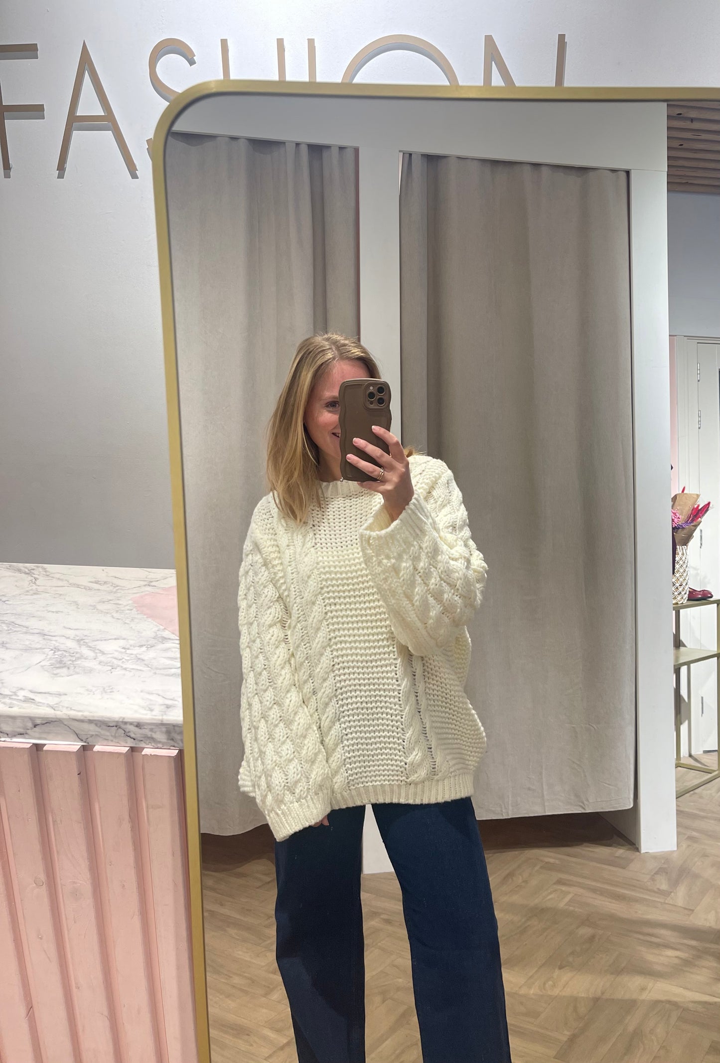 Trui Lizzy Beige voor dames