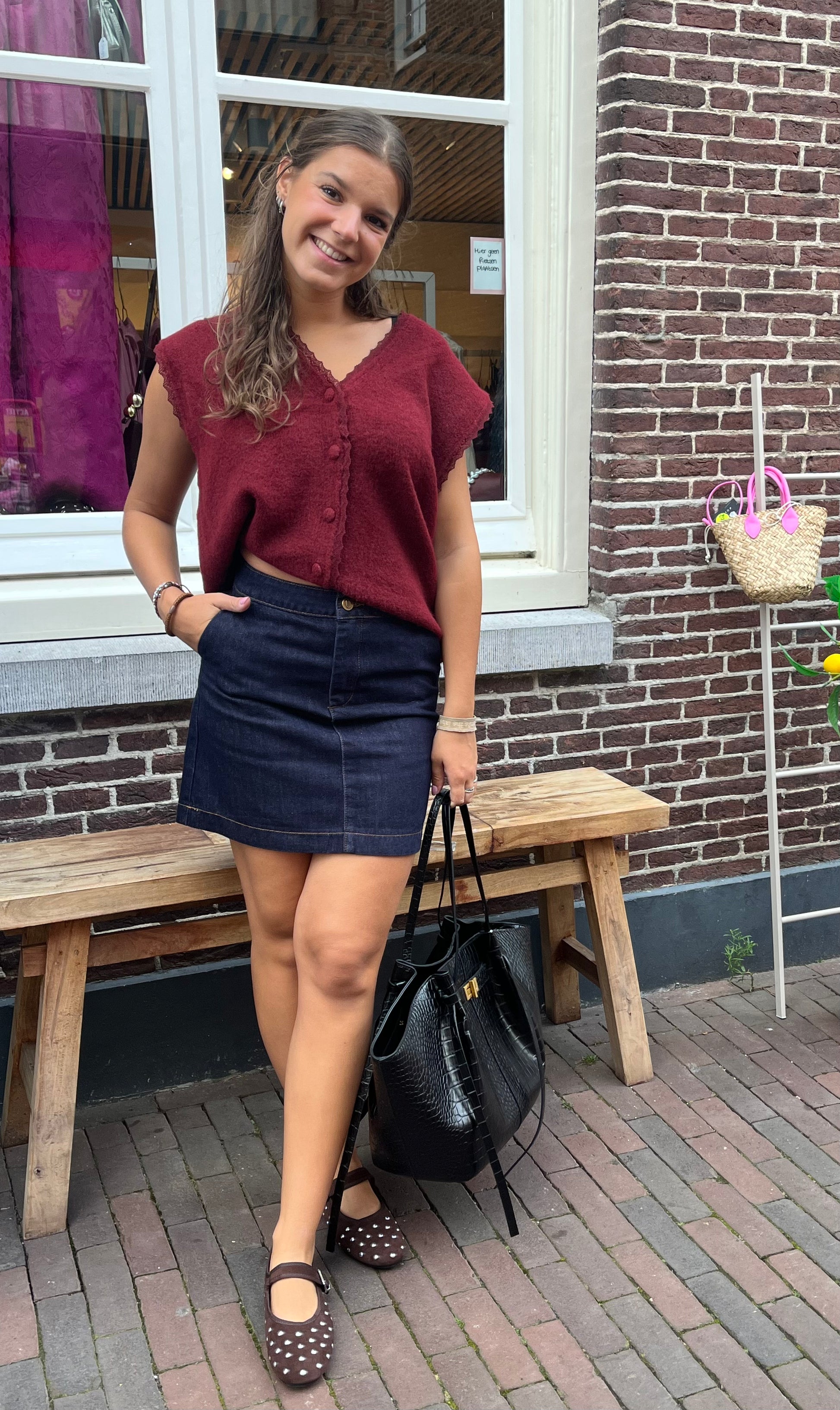 Rokje Denim Blauw voor dames