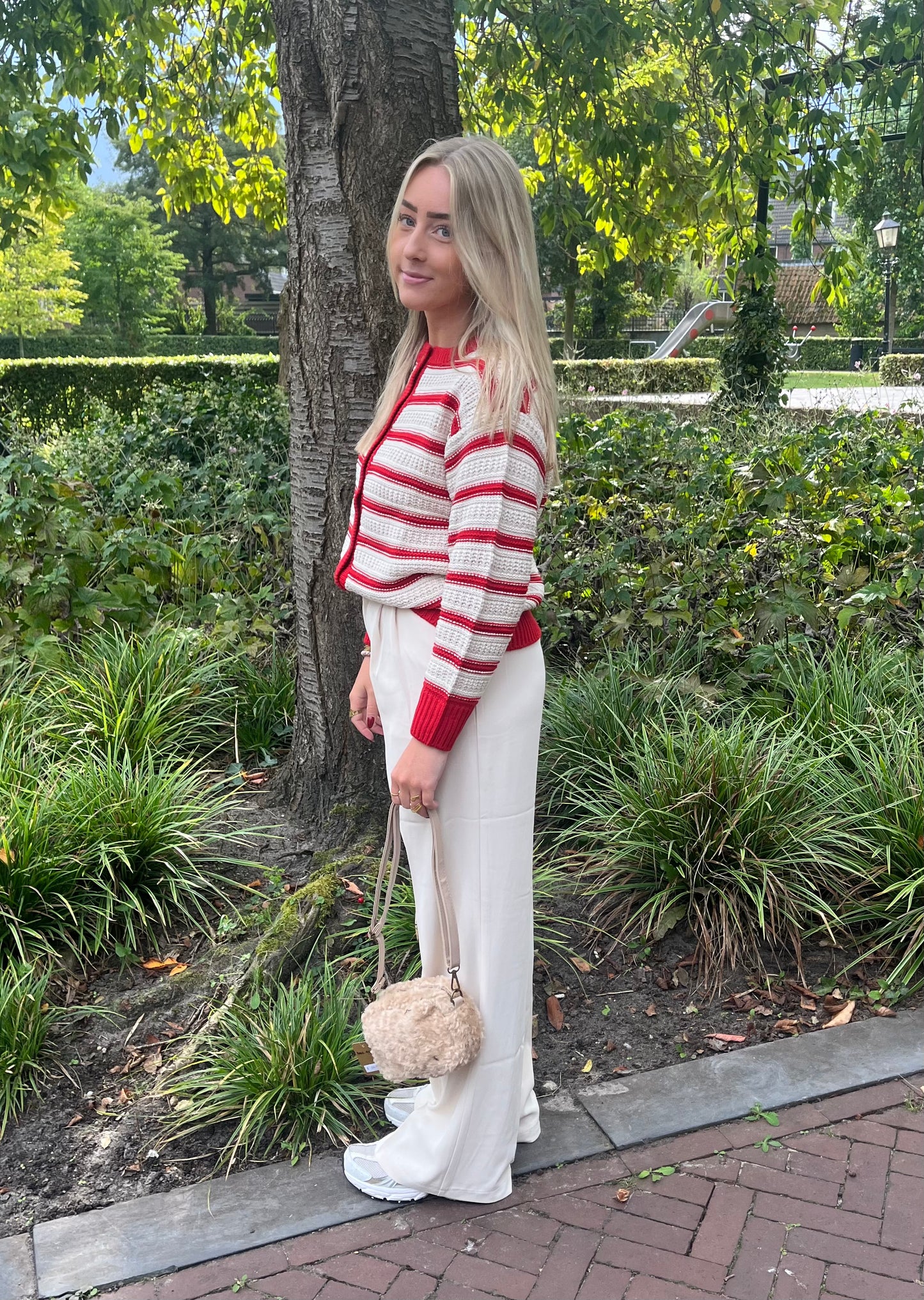 Pantalon Elle Beige voor dames