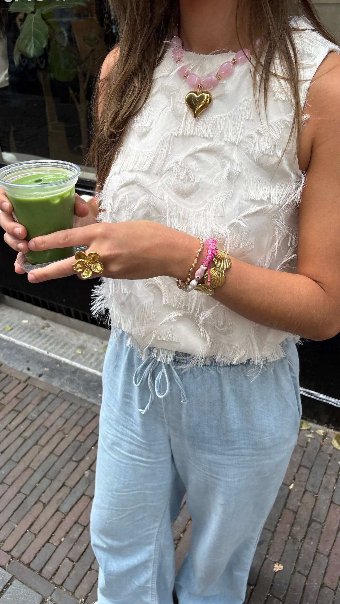 Bracelet Happy Fish Pink voor dames