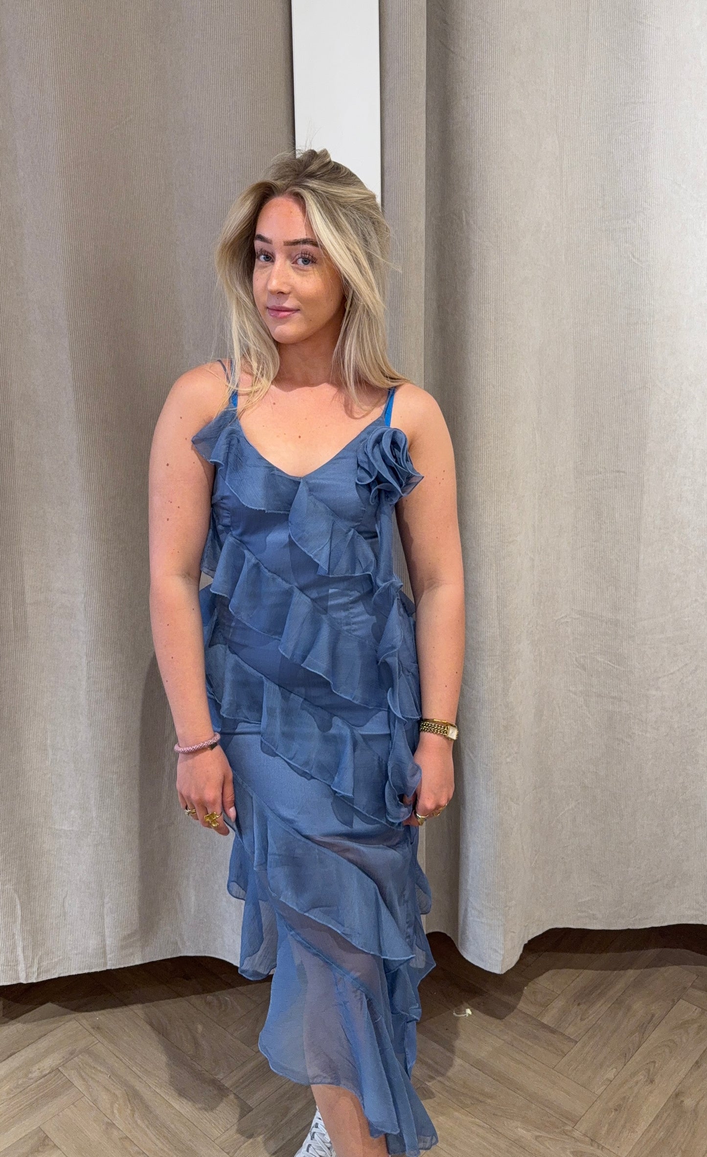 Jurk Emmy Blauw voor dames