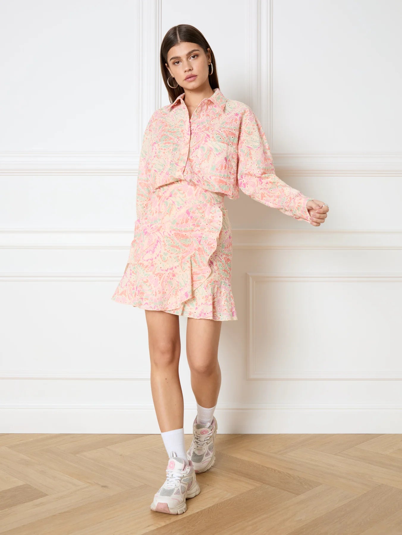 Skirt Mila Lichtroze voor dames