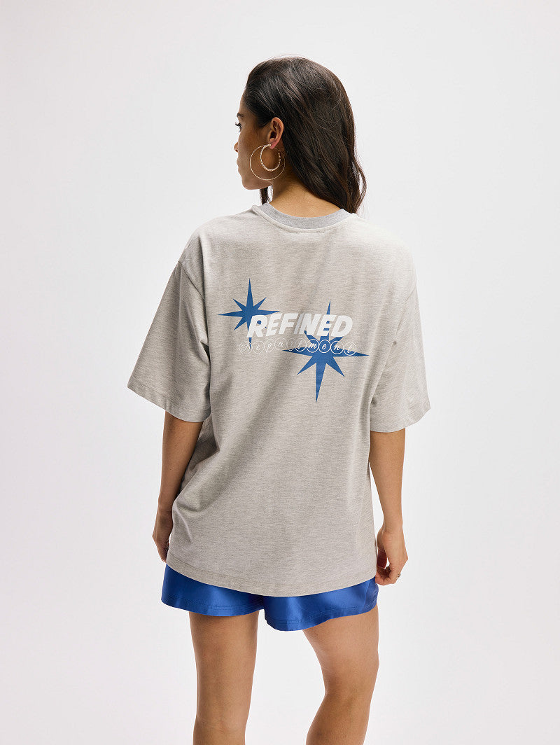 T-shirt Maggy Lichtgrijs voor dames