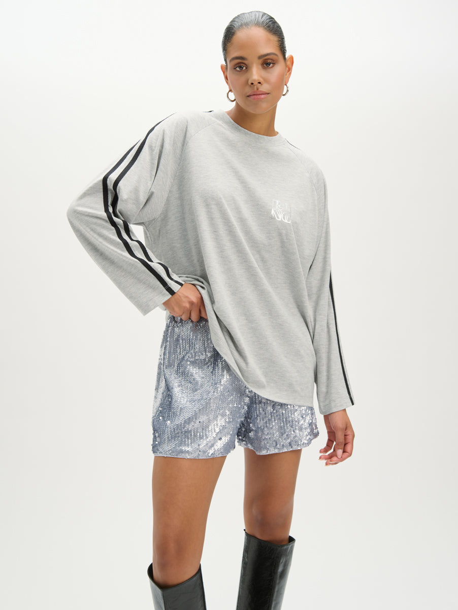 Longsleeve Natalie Grijs voor dames