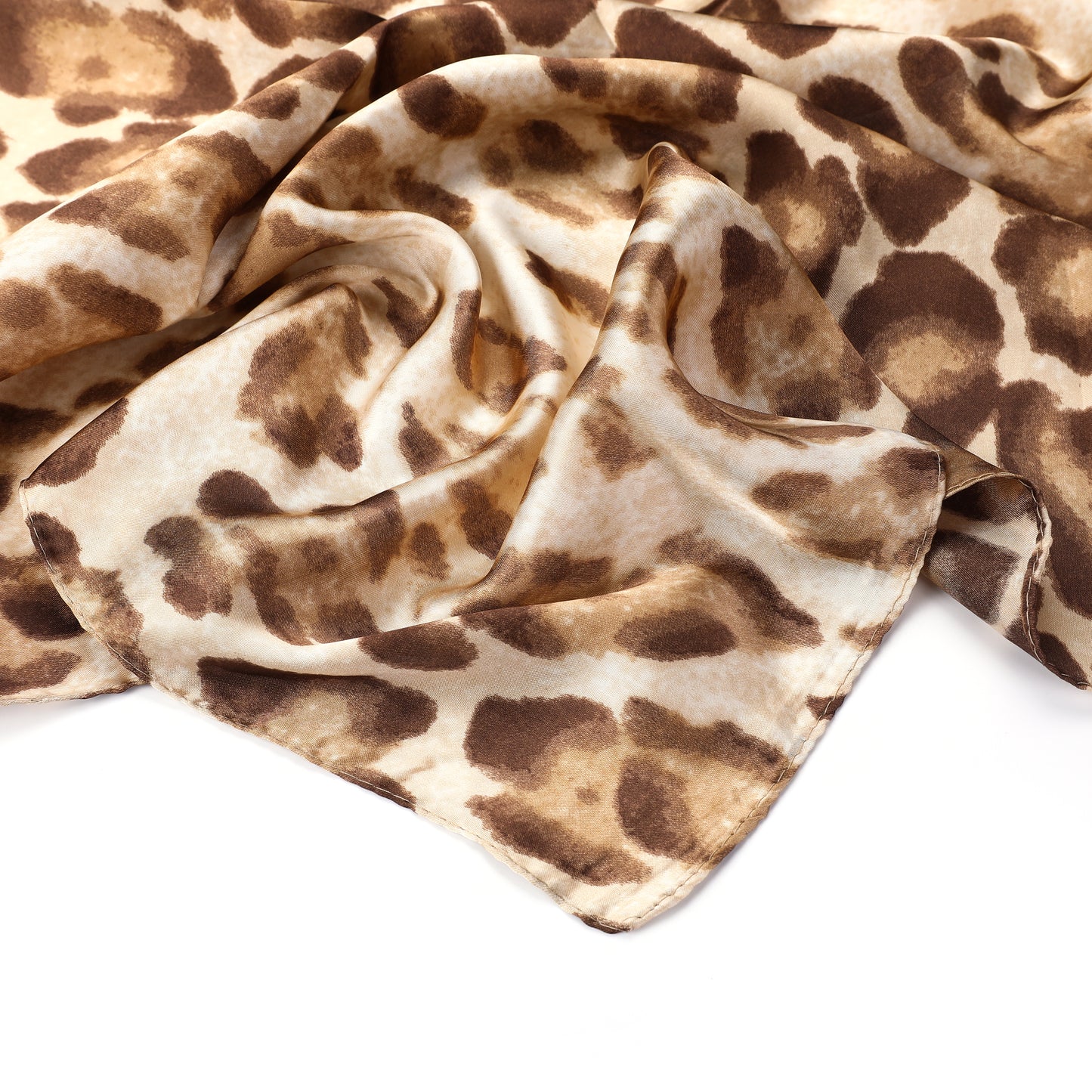 Sjaaltje Satin Leopard voor dames