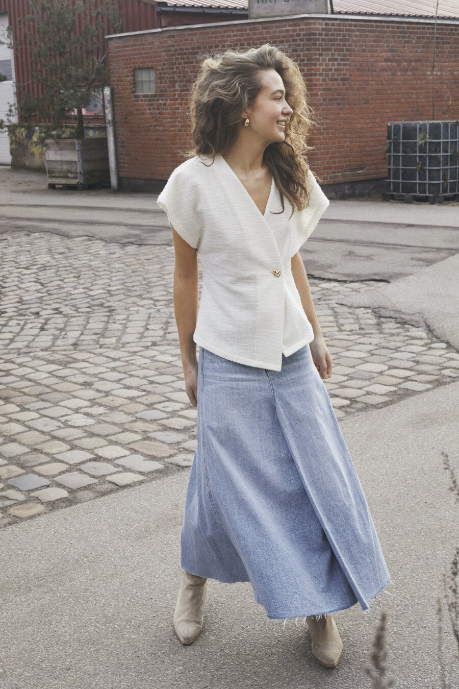 Top Evela Wit voor dames