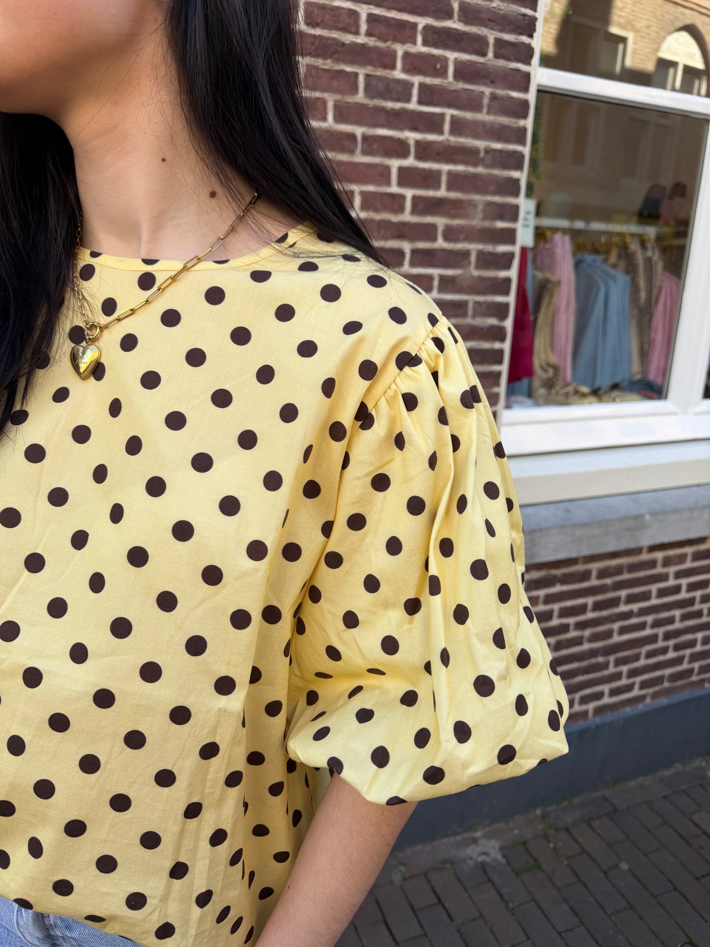 Top Tara Yellow voor dames