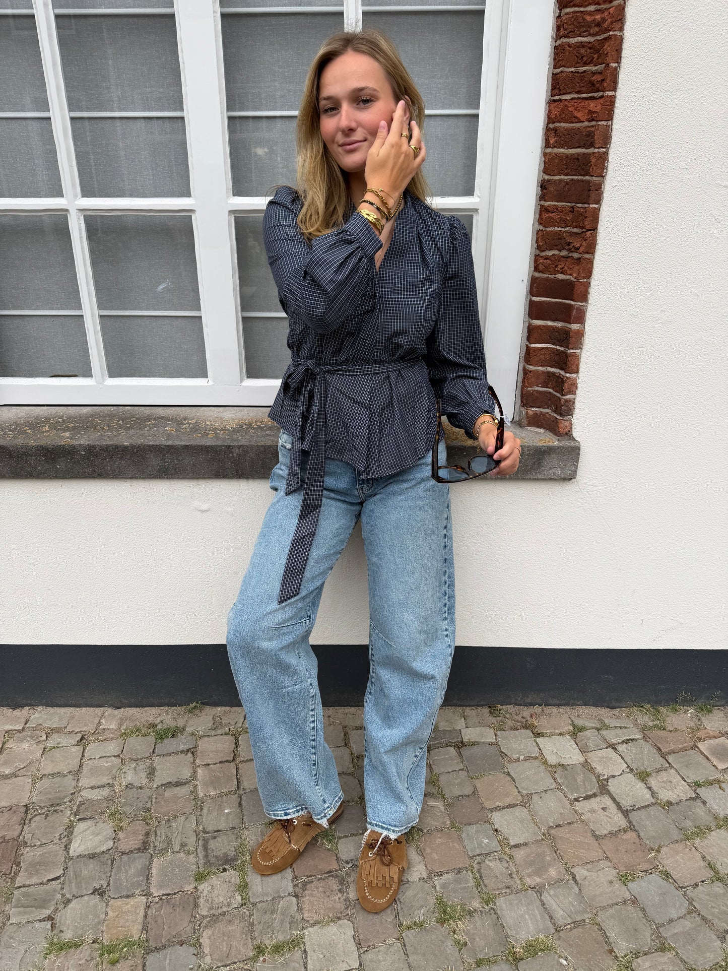 Jeans Balloon Vintage Blue voor dames