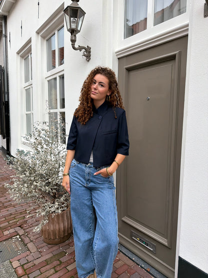 Blazer Tamar Short Blue voor dames