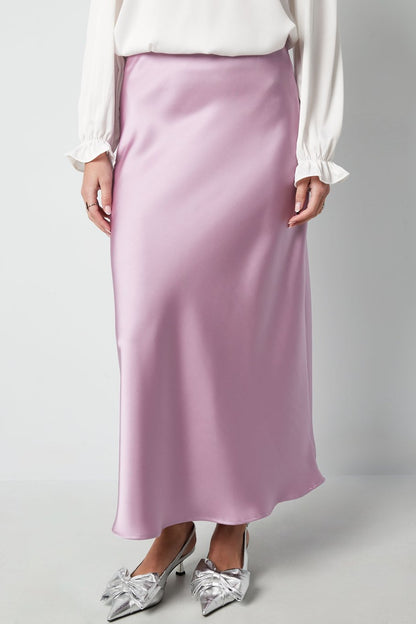 Rok Satijn Beige voor dames