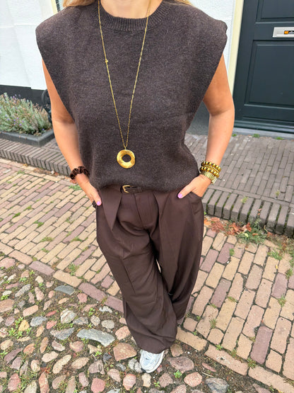 Spencer Dana Knit Brown voor dames