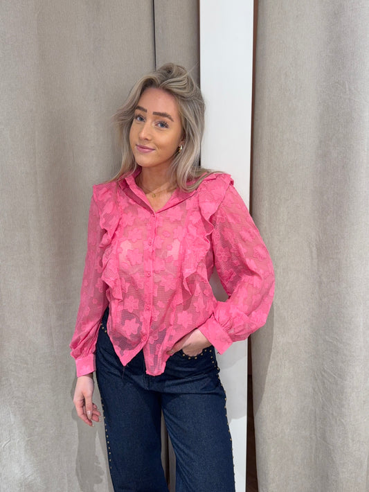 Blouse Joy Roze voor dames