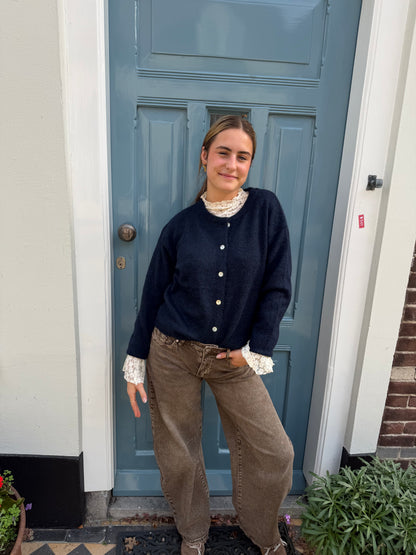 Cardigan Juna Navy voor dames