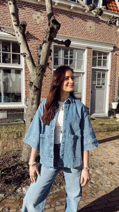 Blouse Olea Blauw voor dames